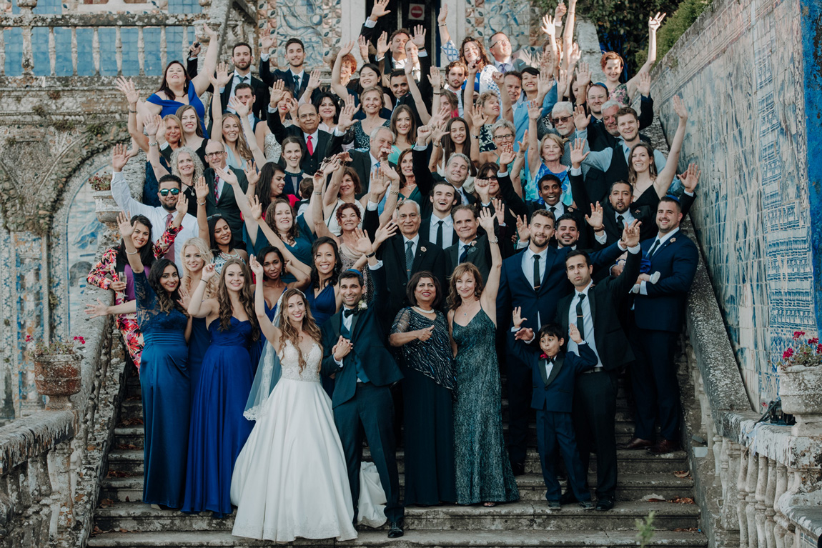 Wedding Photography and Videography in Palace of Marqueses of Fronteira in Lisbon