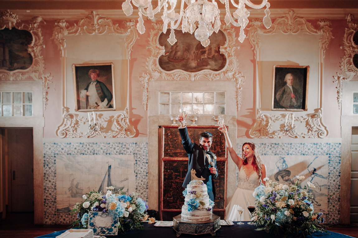 Destination Wedding Photographers in Palacio of Marqueses of Fronteira, Lisbon